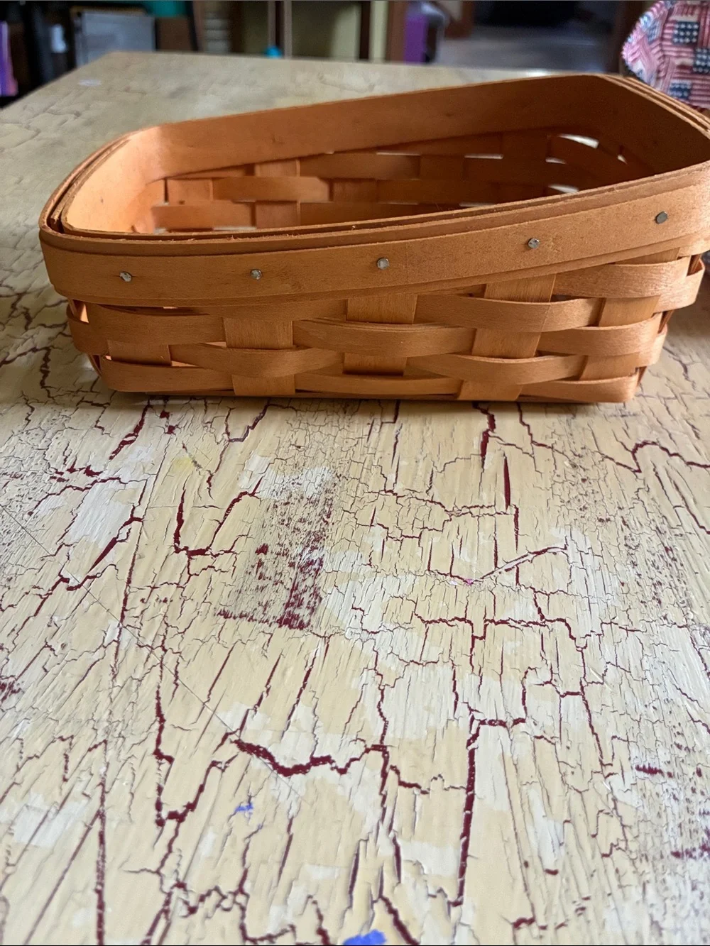 Vintage Longaberger Note Pad Basket with liner & protector